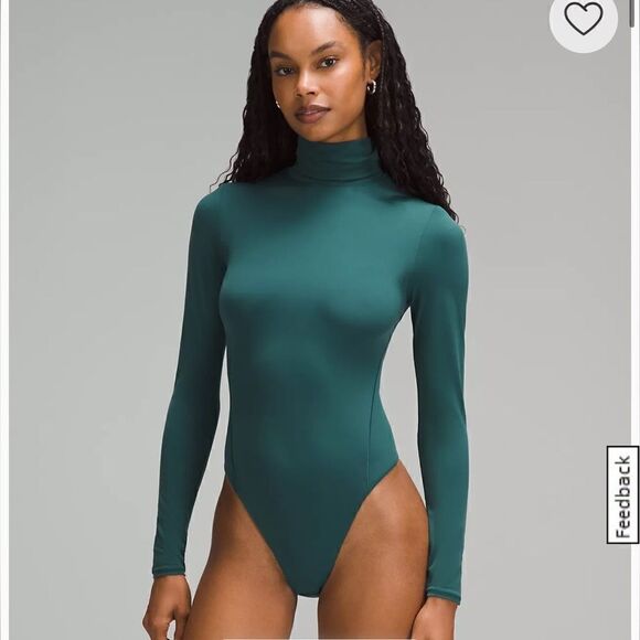 NWT LULULEMON Wundermost Ultra-Soft Nulu Turtleneck Bodysuit - Picture 1 of 5
